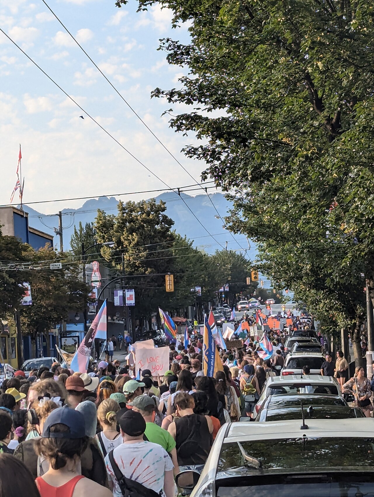 Commercial Drive Homes and streetscape